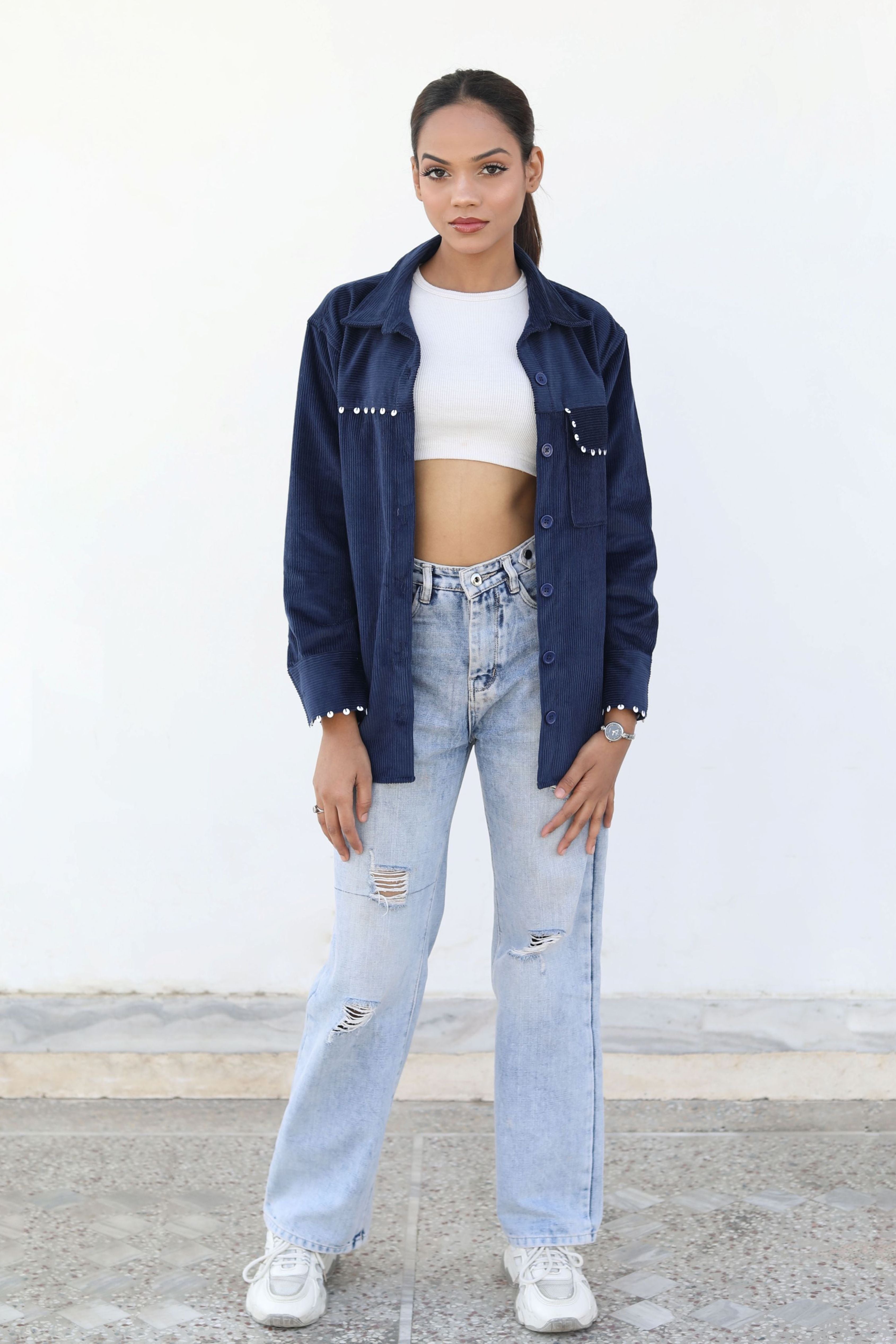 Effortless Repeat Oversized Shacket