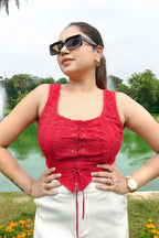 Tie-Up Corset Top