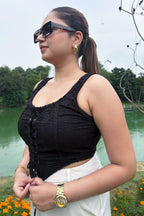 Tie-Up Corset Top