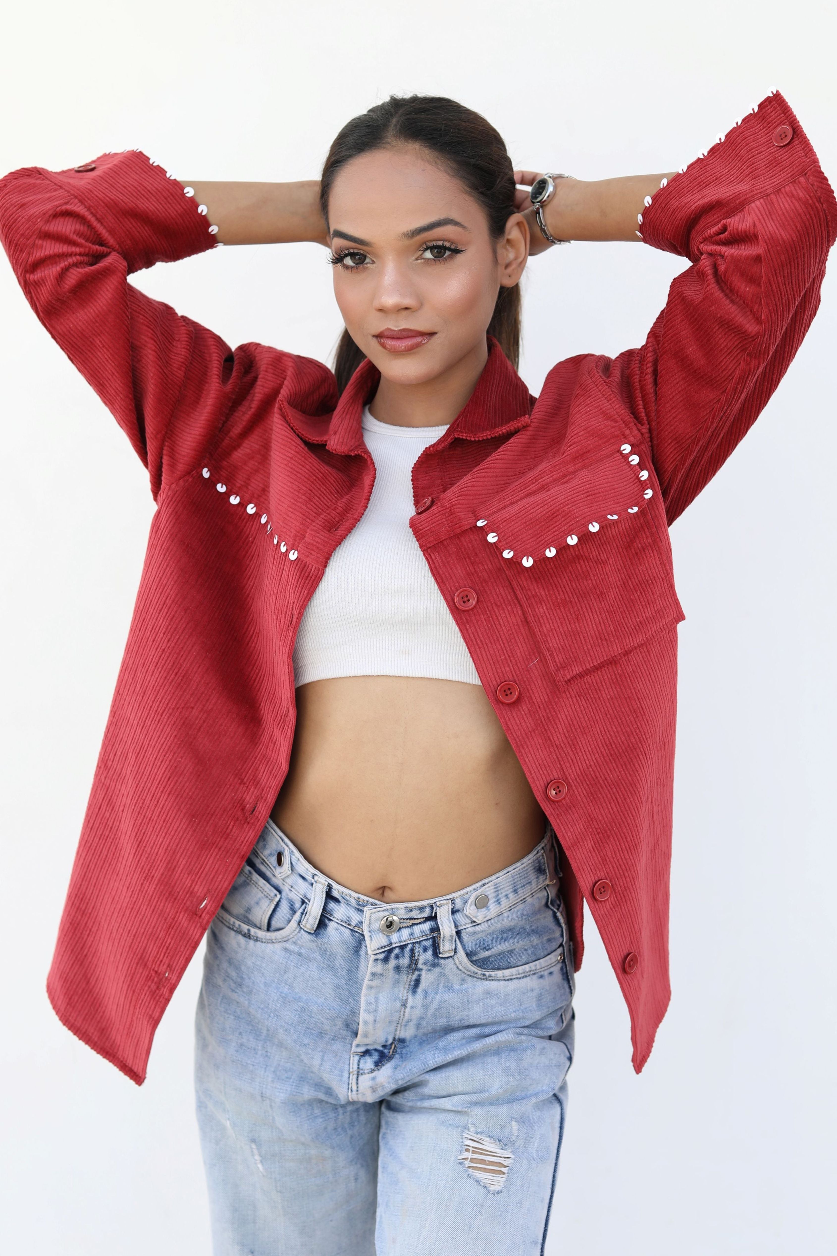 Effortless Repeat Oversized Shacket