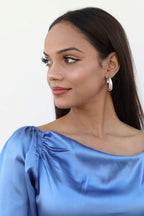 Asymmetrical Satin Dress